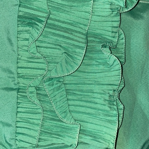 V-neck Open Back Solid Color Maxi Dresses - Picture 6 of 9